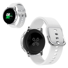 20mm Universal silicone watch band - White#serie_1