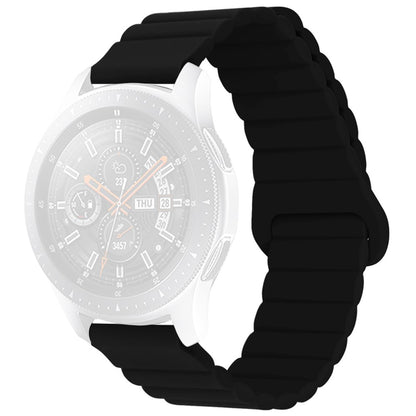 20mm Universal silicone watch strap - Black#serie_5