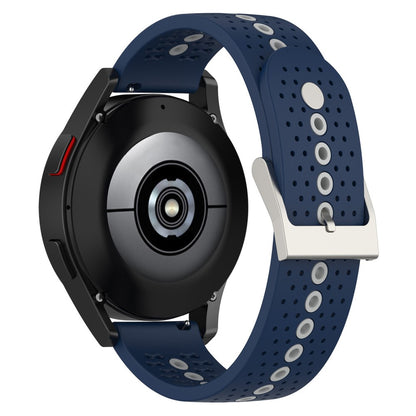 20mm Universal dual color watch strap - Midnignt Blue / Black#serie_9