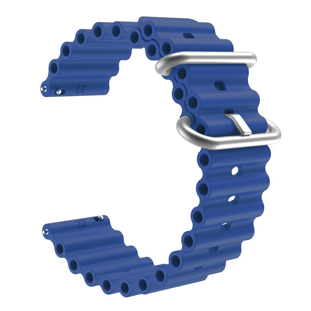 20mm Universal silicone watch strap - Navy Blue#serie_5