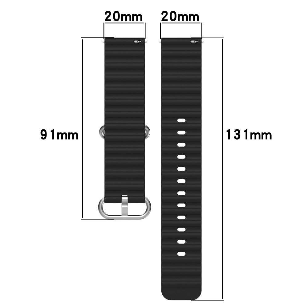 Mega komfortabel Universal Silikone Rem - Hvid#serie_2