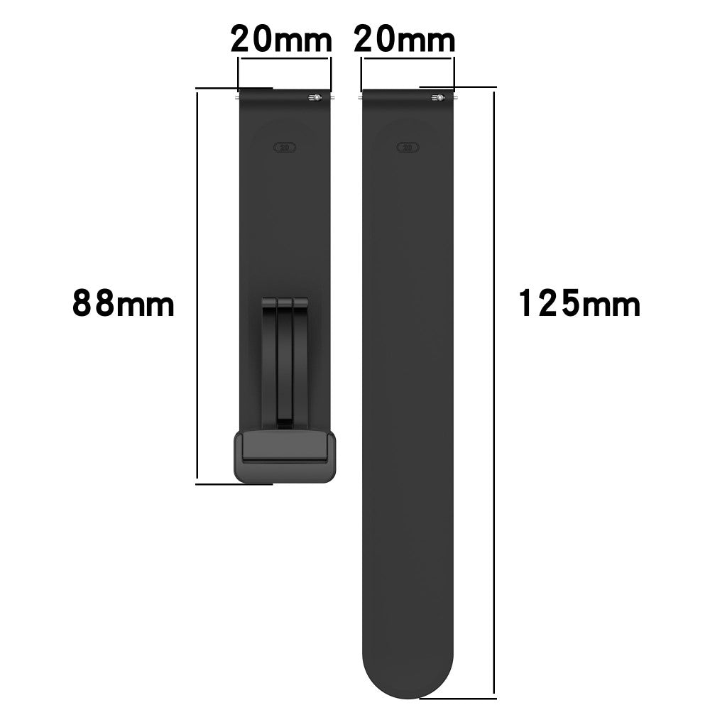 Super skøn Universal Silikone Rem - Hvid#serie_1