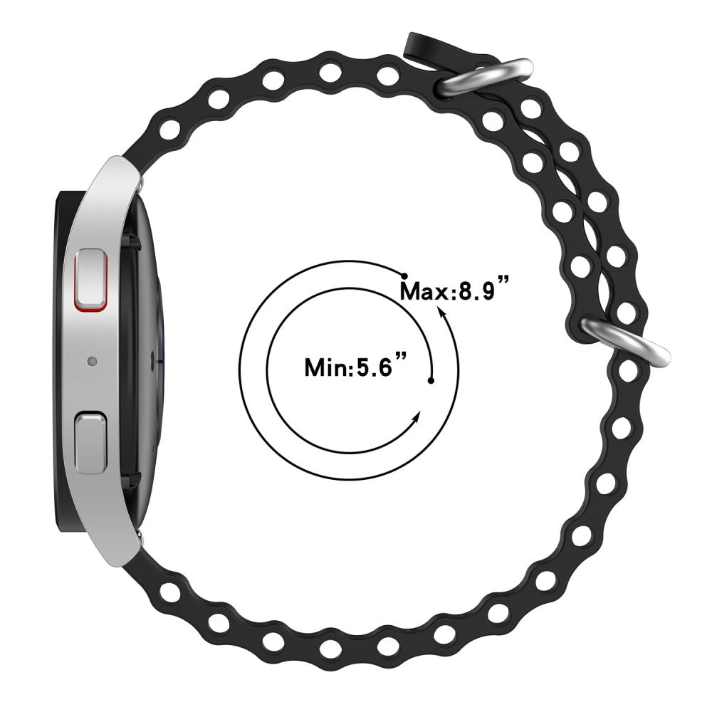 Mega flot Universal Silikone Rem - Sort#serie_1