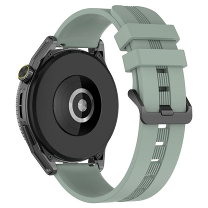 20mm Universal textured silicone watch strap - Green#serie_6