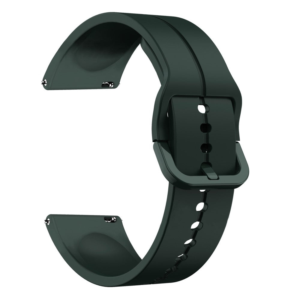20mm silicone strap for Samsung and Huawei watch - Blackish Green#serie_6