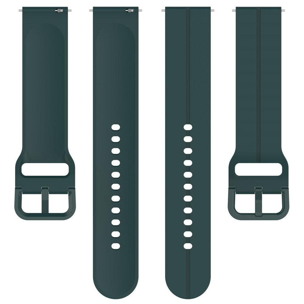 Meget Flot Silikone Universal Rem passer til Smartwatch - Grøn#serie_2