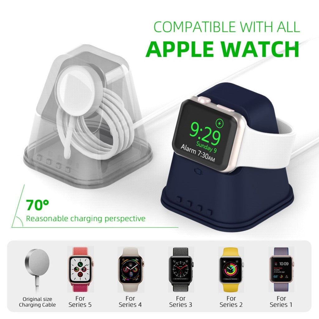 Universal Apple Smartwatch Silikone Holder - Blå#serie_4