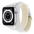 Pour Apple Watch Series 7 41mm Bracelet en cuir véritable très soigné.