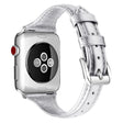 Très cool Apple Watch Series 7 41mm Bracelet en cuir véritable - Taille : L