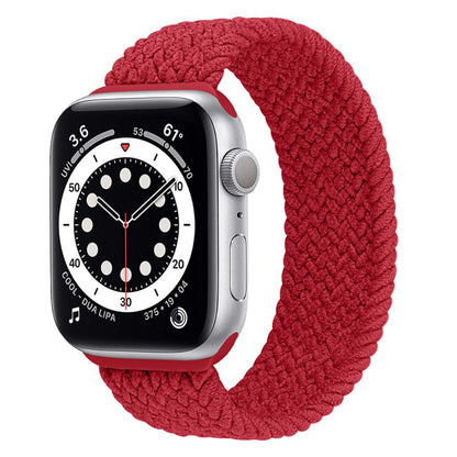 Super fed Apple Watch Series 7 41mm Nylon Rem - Størrelse: S - Rød#serie_13