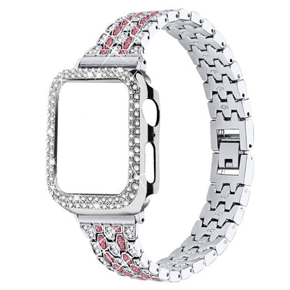 Super fed Apple Watch Series 7 41mm Metal og Rhinsten Rem - Flerfarvet#serie_1