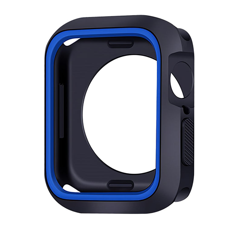 Apple Watch Series 7 41mm  Silikone Bumper  - Blå#serie_9