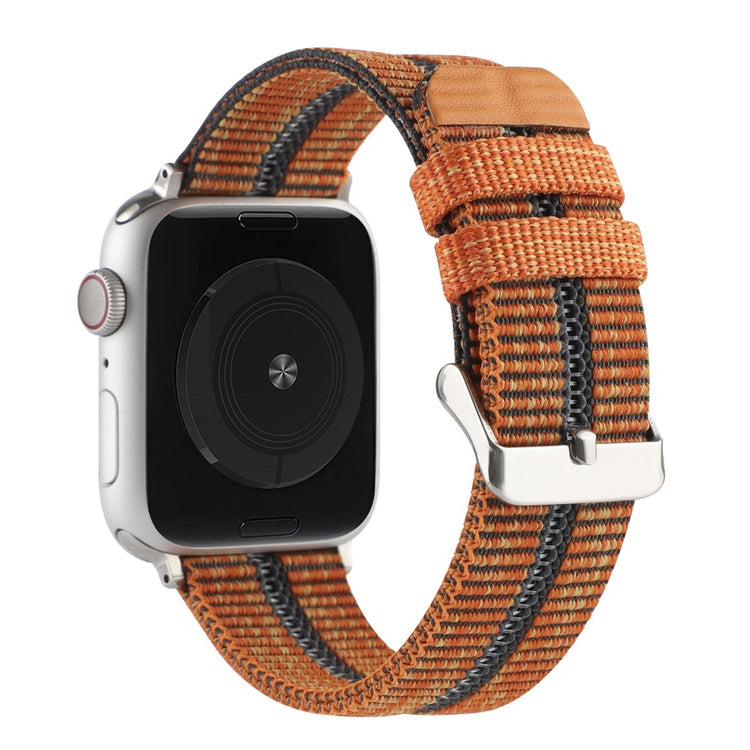 Rigtigt smuk Apple Watch Series 7 41mm Nylon Rem - Orange#serie_5