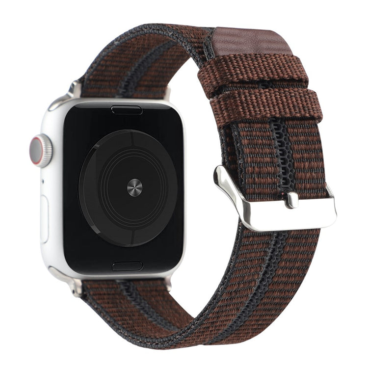 Rigtigt smuk Apple Watch Series 7 41mm Nylon Rem - Brun#serie_8