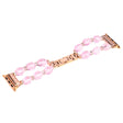 Superbe bracelet en métal et en strass pour Apple Watch Series 7 41mm.
