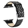Pour Apple Watch Series 7 41mm Bracelet en cuir véritable et plastique