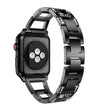 Sweet Apple Watch Series 7 41mm Bracelet en métal et strass