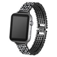 Superbe bracelet en métal et strass pour Apple Watch Series 7 41mm.