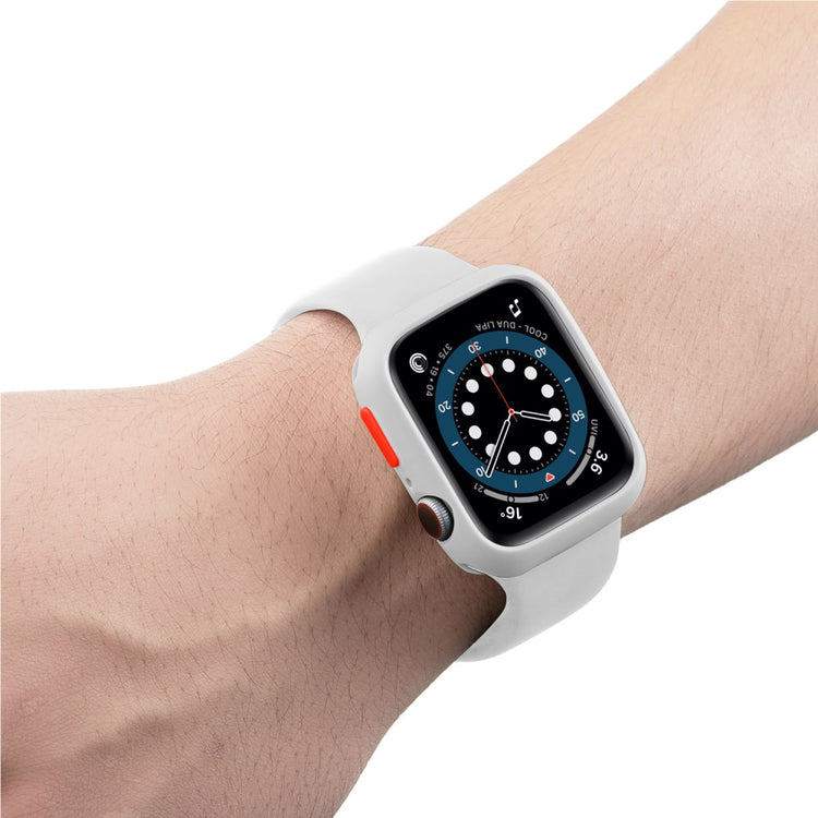 Apple Watch Series 7 41mm  Silikone Bumper  - Hvid#serie_5