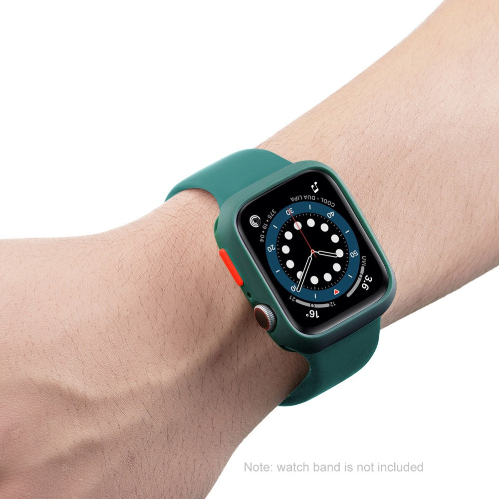 Vildt Fed Apple Watch Series 7 41mm Cover med Skærmbeskytter i Silikone - Blå#serie_8