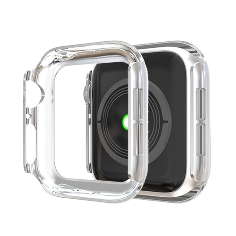 Apple Watch Series 7 41mm  Plastik og Rhinsten Bumper  - Sølv#serie_6