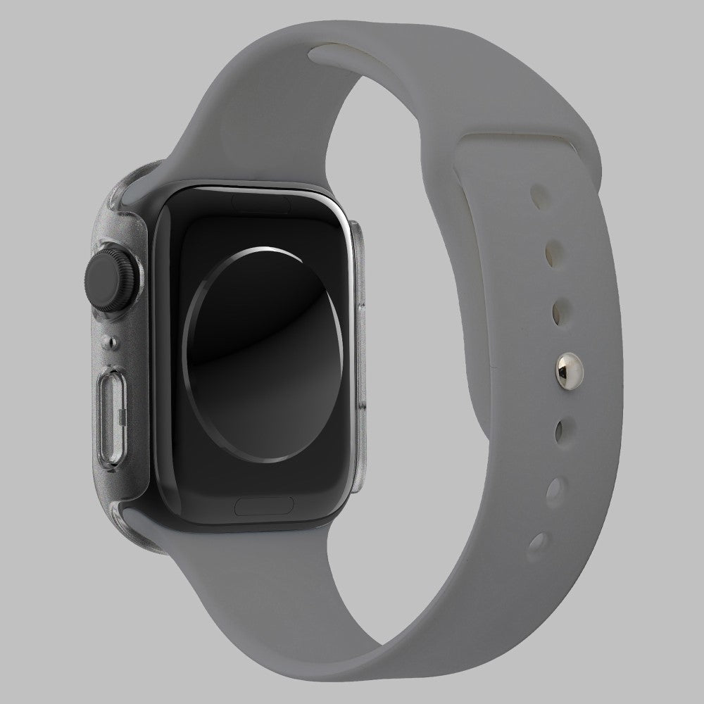 Vildt Godt Apple Watch Series 7 41mm Cover med Skærmbeskytter i Plastik og Hærdet Glas - Gennemsigtig#serie_4