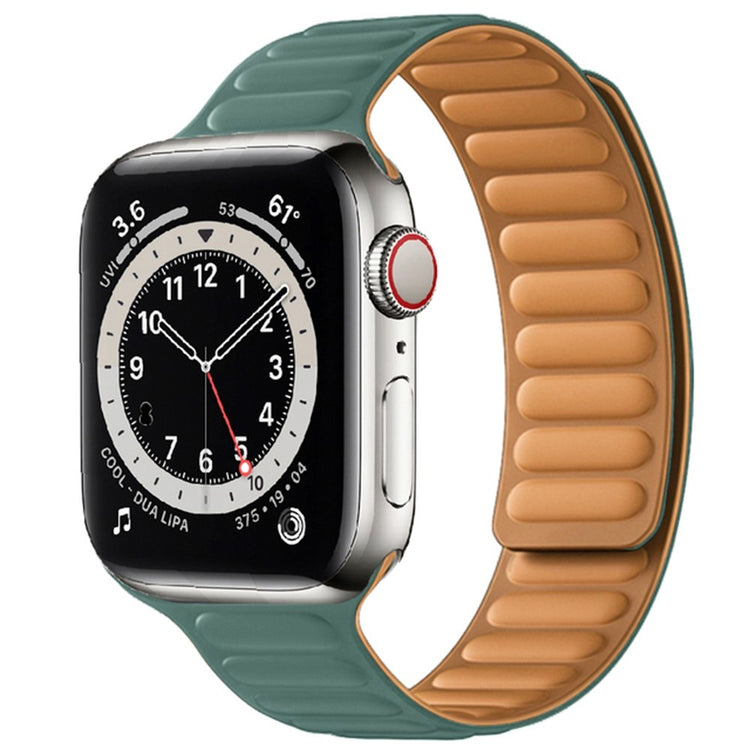 Stilren Apple Watch Series 7 41mm Silikone Rem - Grøn#serie_18