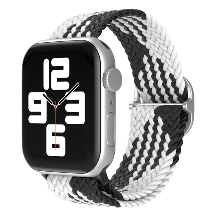 Vildt skøn Apple Watch Series 7 41mm Stof Urrem - Sort#serie_15