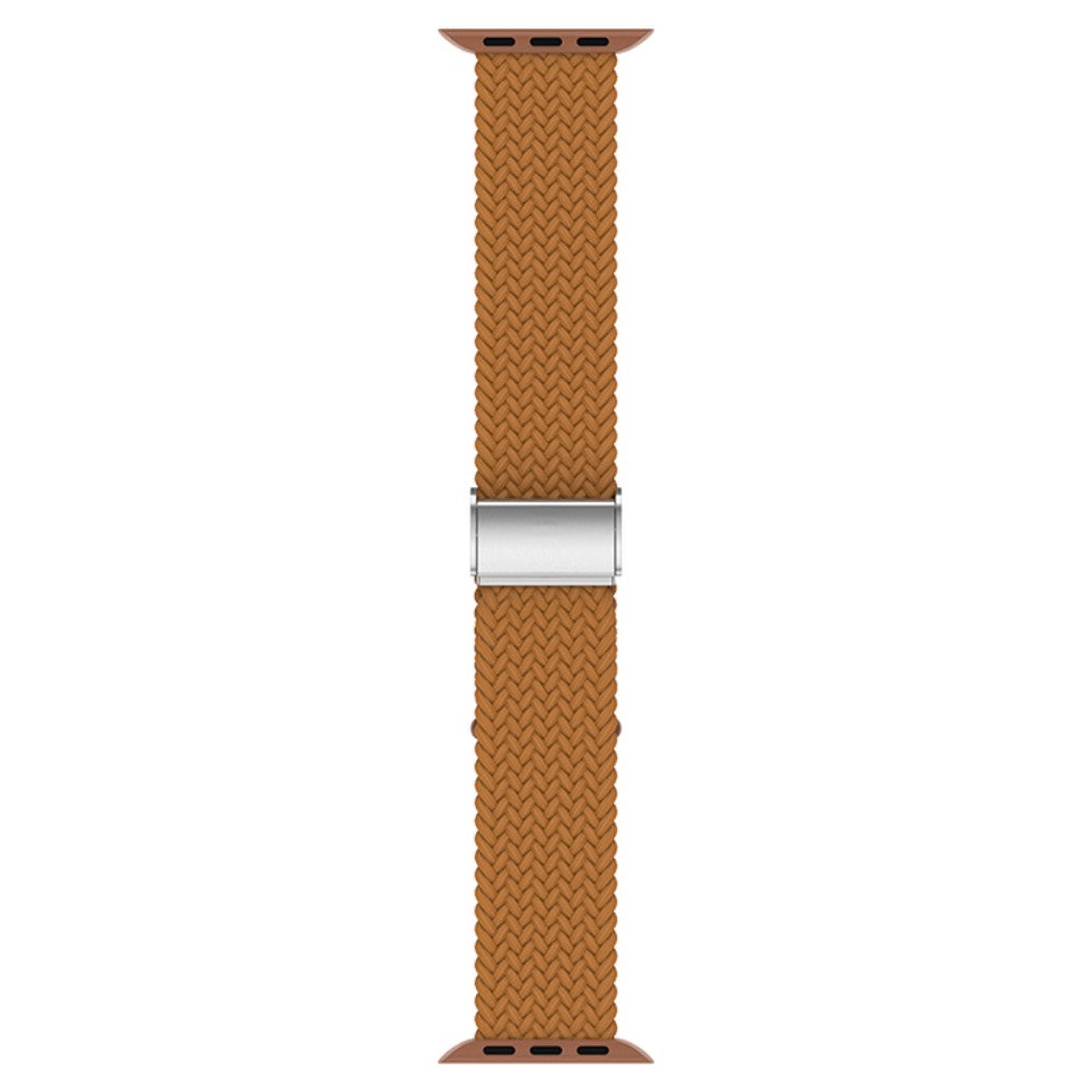 Helt vildt fantastisk Apple Watch Series 7 41mm Stof Urrem - Brun#serie_26