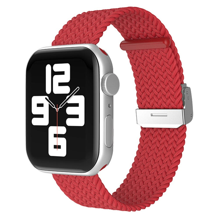 Helt vildt fantastisk Apple Watch Series 7 41mm Stof Urrem - Rød#serie_4