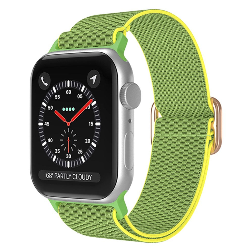 Mega fint Apple Watch Series 7 41mm Stof Urrem - Grøn#serie_5