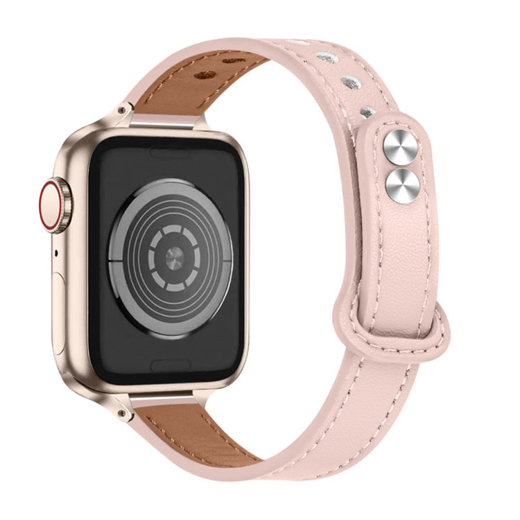 Super pænt Universal Apple Ægte læder Rem - Pink#serie_6