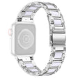 Super élégant Universel Apple Sangle en métal et en strass