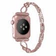 Très à la mode Universel Apple Bracelet en métal et strass.