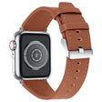 Délicieux bracelet en cuir véritable pour Apple Watch Series 7 45 mm.