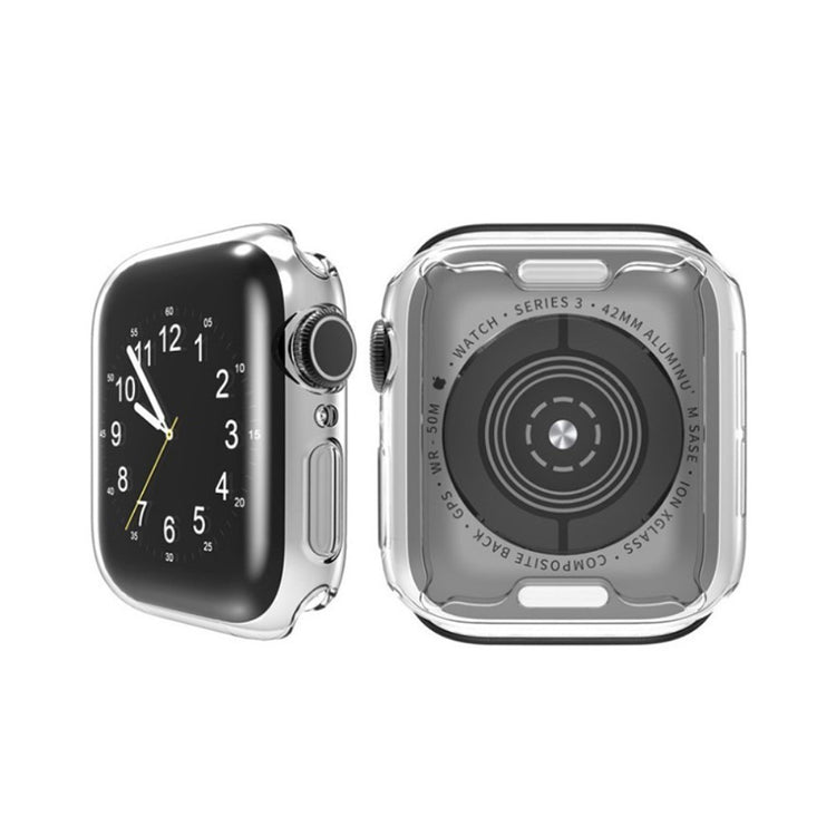 Meget Fed Apple Watch Series 7 45mm Cover med Skærmbeskytter i Silikone - Hvid#serie_010