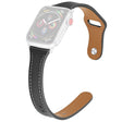 Joli bracelet en cuir véritable pour Apple Watch Series 7 45mm - Taille : L