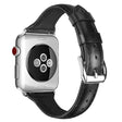 Très beau bracelet en cuir véritable pour Apple Watch Series 7 45mm - Taille : L