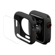 Coque incroyablement tendance pour Apple Watch Series 7 45 mm avec protection d'écran en silicone.
