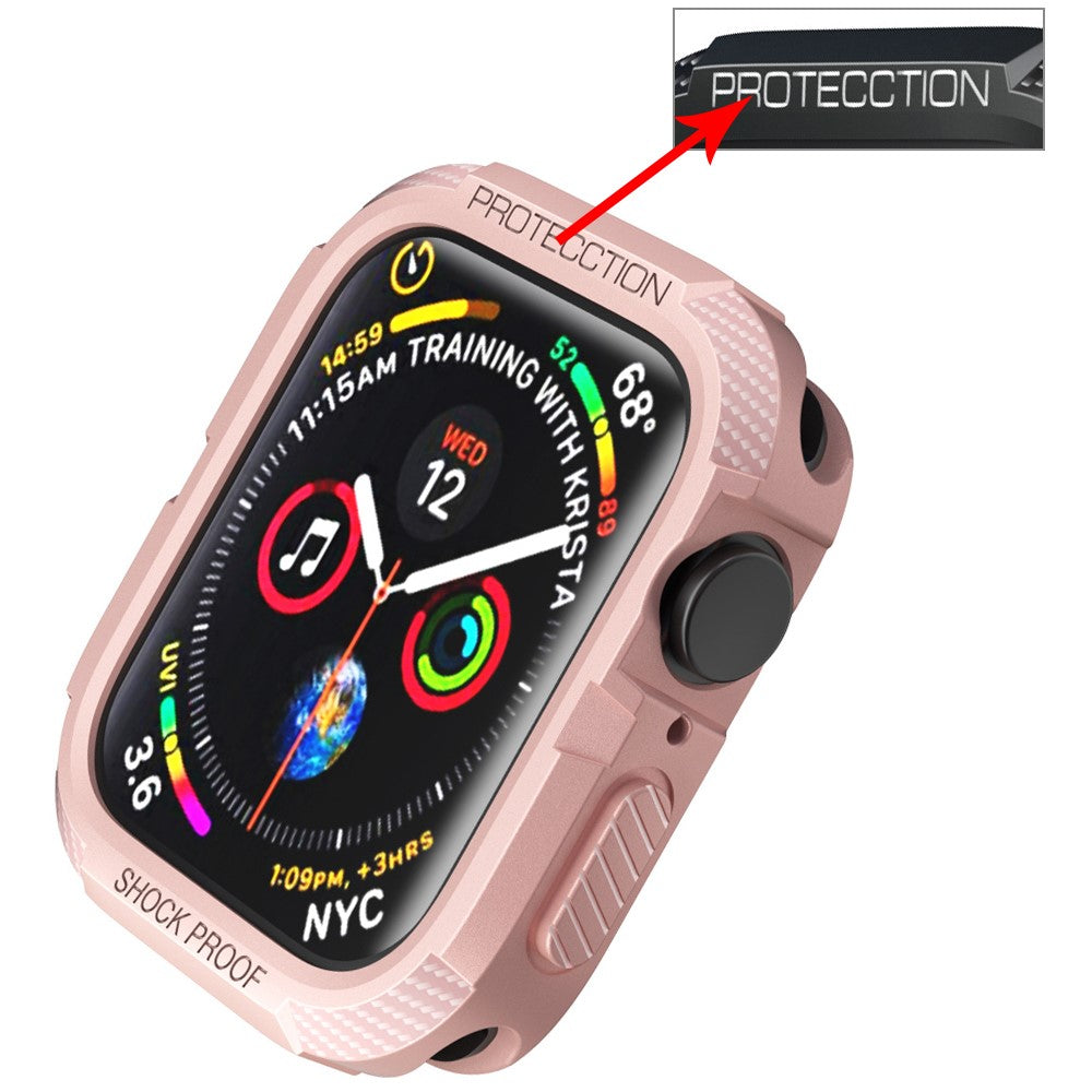 Apple Watch Series 7 45mm  Silikone Bumper  - Pink#serie_6