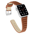 Super beau bracelet en cuir véritable pour Apple Watch Series 7 45mm.