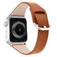 Très cool Apple Watch Series 7 45mm Bracelet en cuir véritable