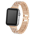 Joli bracelet en métal et strass pour Apple Watch Series 7 45mm.