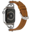 Sweet Pour Apple Watch Series 7 45mm Bracelet en métal et cuir PU
