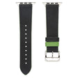 Méga résistant Apple Watch Series 7 45mm Bracelet en cuir véritable.