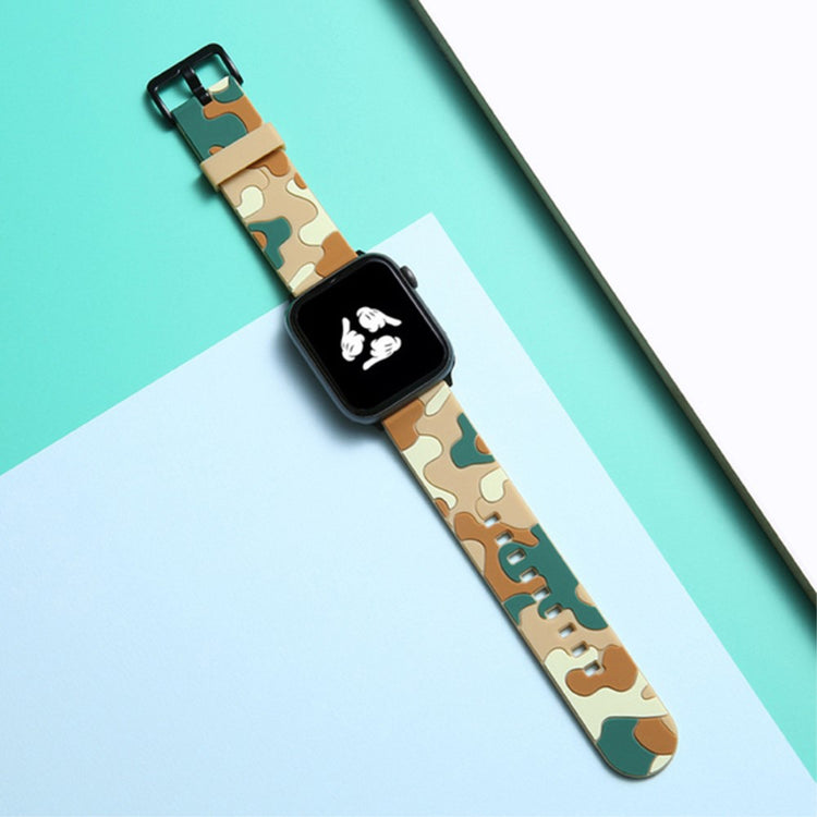 Super pænt Apple Watch Series 7 45mm Silikone Rem - Gul#serie_2