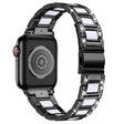 Sweet Pour Apple Watch Series 7 45mm Bracelet en métal et strass