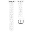 Pour Apple Watch Series 7 45mm Bracelet en silicone très soigné.
