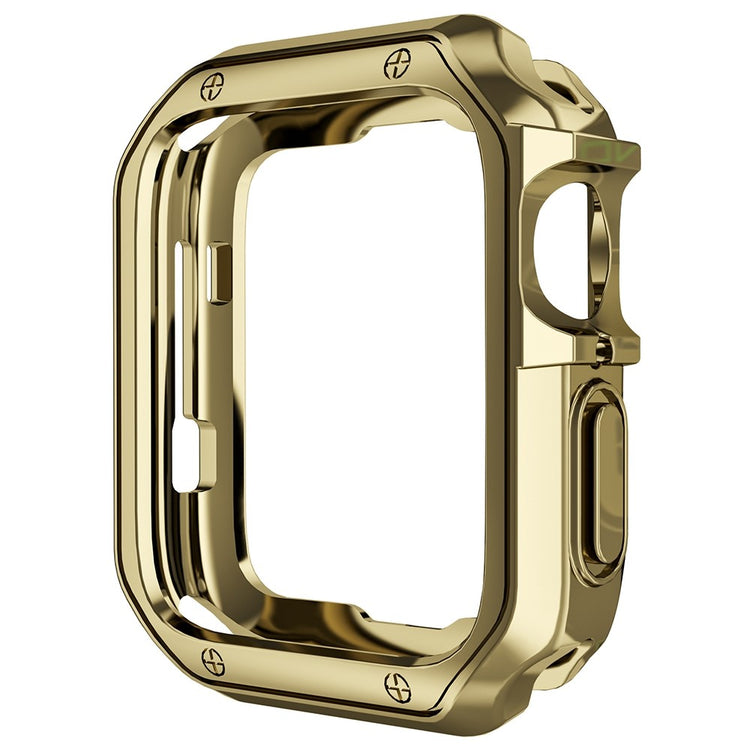 Apple Watch Series 7 45mm  Silikone Bumper  - Guld#serie_4