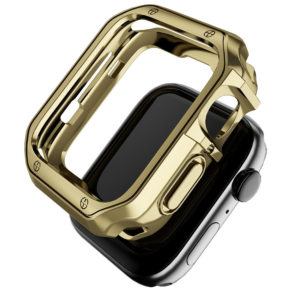 Apple Watch Series 7 45mm  Silikone Bumper  - Guld#serie_4